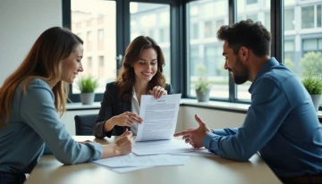 A small business team discussing a cybersecurity policy